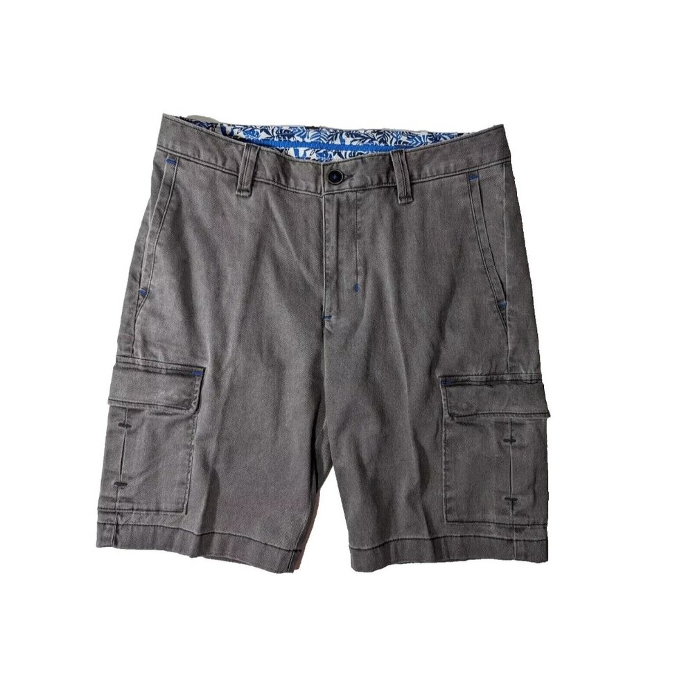 Tommy Bahama Men's Size 30 Cave Twill Coastal Key 10" Casual Cargo Shorts